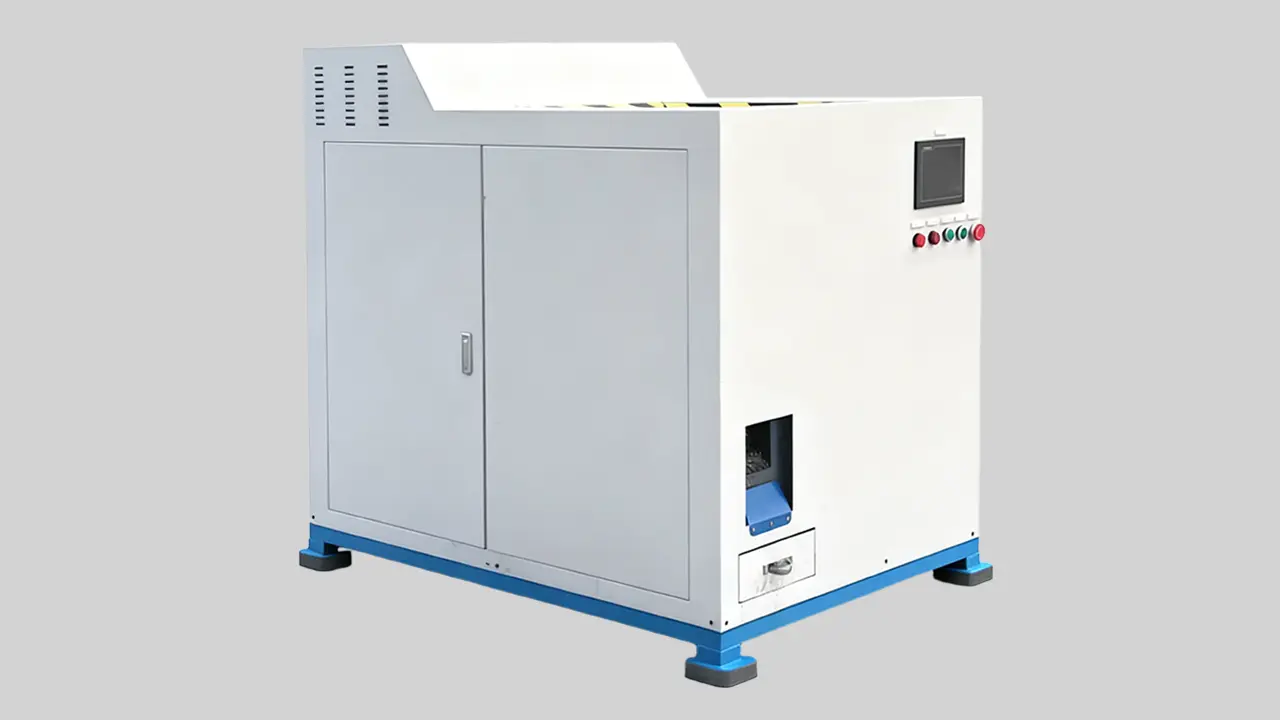 Optimice el manejo de residuos metálicos con nuestra compactadora de alto rendimiento. Incluye un sistema de alimentación mediante husillo o espiral para un flujo constante de material.